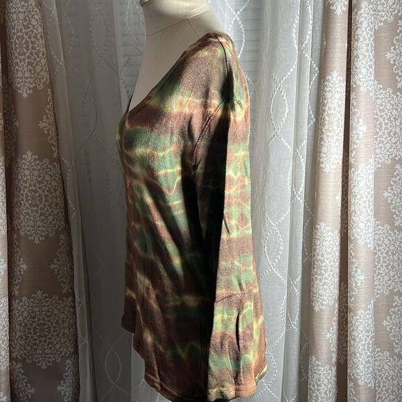 O.Y.B Multicolor V-Neck Long Sleeve Top – Size 3 - Picture 4 of 8